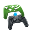 Геймпад проводной Faceoff Deluxe Pro Controller Super Mario Edition Зеленый/Красный (Switch)