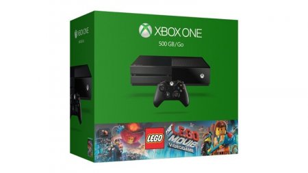   Microsoft Xbox One 500Gb Rus  + LEGO Movie Video Game 