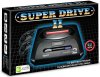 Игровая приставка 16 bit Super Drive 2 Classic (62 в 1) + 62 встроенных игр + 2 геймпада (Черная)