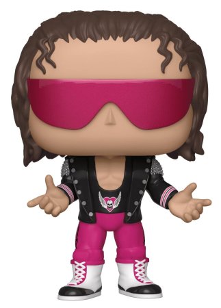 Фигурка Funko POP! Vinyl: Брет Харт (с курткой) (Bret Hart (with jacket)) Реслинг: Сезон 9 (WWE: Season 9) (41944) 9,5 см
