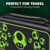Сумка для аксессуаров и консоли PDP Travel Case Plus Super Mario (1-UP Glow In The Dark) (070076) (Slim Size) (Switch/OLED/Lite)