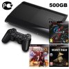 Игровая приставка Sony PlayStation 3 Super Slim (500 Gb) Rus Black (чёрная) + Heavy Rain + GT5 + Uncharted 3 (PS3)