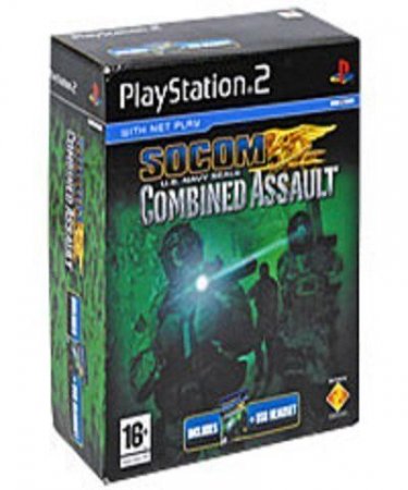 SOCOM: U.S. Navy SEALs Combined Assault +  USB Headset (PS2)