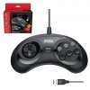   Sega Mega  6-Button Arcade PAD witch USB Black Retro-Bit (SKU-1134775) (Switch/PC/Android/PS3/Mega  Mini) 