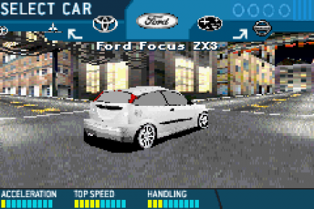 Need for Speed: Underground   (GBA)  Game boy