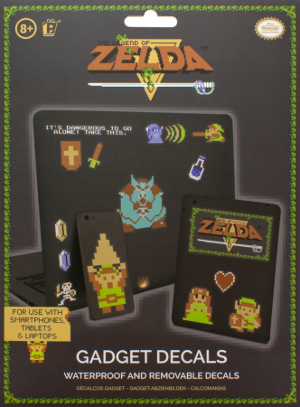     Paladone:    8  (The Legend of Zelda 8 Bit) (Gadget Decals PP5018NN)
