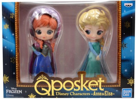   Banpresto Q Posket Disney Characters:   (Frozen)    (Anna and Elsa) (85661) 14 