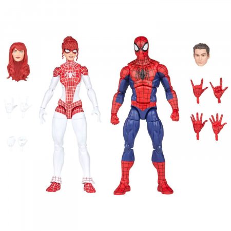      Hasbro: -   (Spiderman and Silk)   (Marvel Legends) (5010994153779) 15  