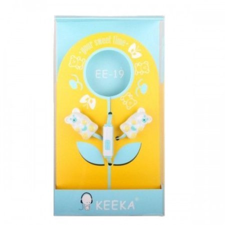 Наушники KEEKA EE-19, синие (PC)