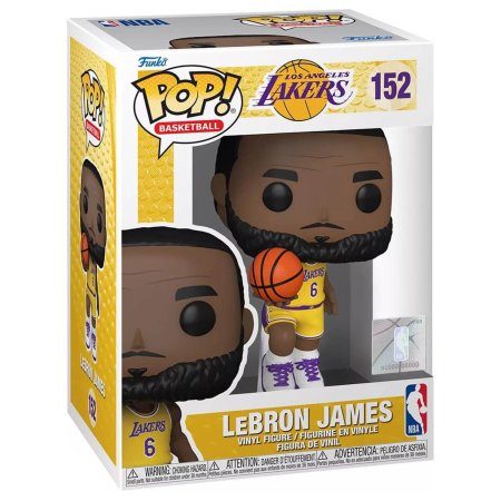 фигурки Фигурка Funko POP! NBA: Леброн Джеймс (LeBron James) Лейкерс (Lakers) ((152) 65792) 9,5 см