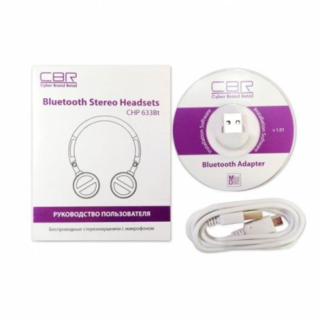 Гарнитура беспроводная CBR CHP-633 Bluetooth, зеленая (PC) 