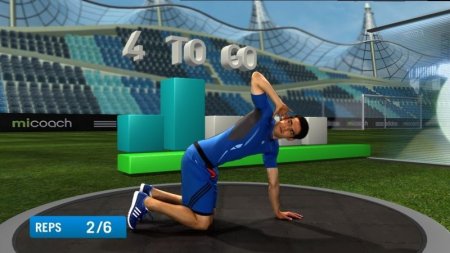 Adidas miCoach  Kinect (Xbox 360) USED /
