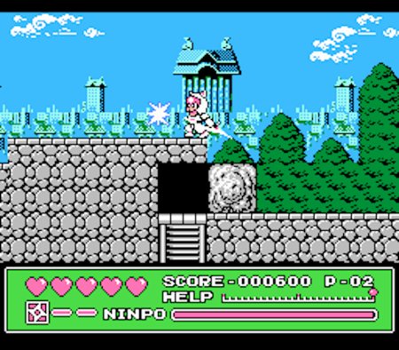 Кот-ниндзя (Ninja Cat) Русская Версия (8 bit) для Денди 