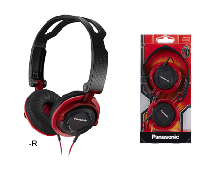 Наушники Panasonic RP-DJS150E-R, красные (PC)