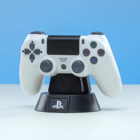  Лампа/Светильник/Ночник Paladone Icons: ПС4 Дуалшок #002 (PS4 Dualshock #002) Плейстейшен 4-го поколения (4TH Gen Playstation) (PP6398PSV3) (031237) 14 см