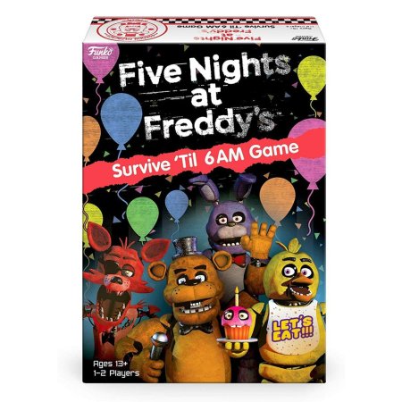  Настольная игра Funko Games: Доживи До 6 Утра, Игра (Survive 'Til 6AM Game) Пять ночей у Фредди (Five Nights at Freddy's) (51761)