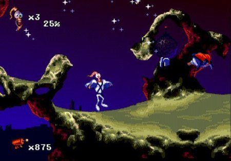 Коллекционный сборник 2 в 1 Червяк Джим (Earthworm Jim) (16BC-001) Русская Версия (16 bit) 