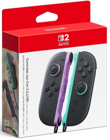 Набор из 2-х контроллеров Joy-Con 2 Фиолетовый/Зеленый (Purple/Green) Оригинал (Switch 2)