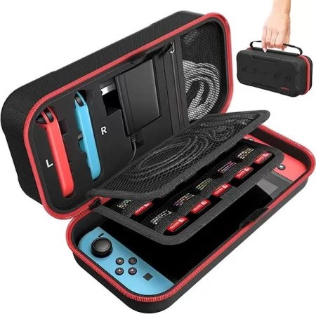 Чехол-сумка Carry Case Oivo (IV-SW178) Black (Черный) (Switch/Switch OLED)