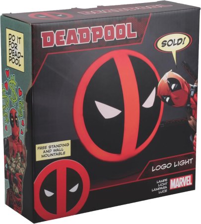  Лампа/Светильник/Ночник Paladone: Дэдпул (Deadpool) Марвел (Marvel) (PP5164DPLV2) (34373) (726539) 10 см