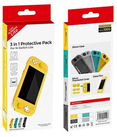 Набор аксессуаров 3 в 1 Gray (Серый) DOBE (TNS-19180) (Switch Lite)
