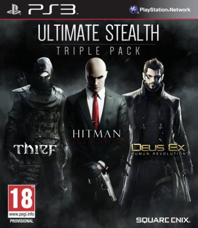   Ultimate Stealth Triple Pack (Thief, Hitman: Absolution, Deus Ex: Human revolution) (PS3)  Sony Playstation 3