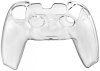 Силиконовый чехол для геймпада Playstation DualSense Прозрачный (PS5) (OEM)