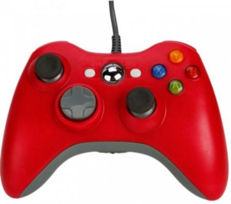   Xbox 360 Wired Controller (Red)  (Xbox 360/PC) 