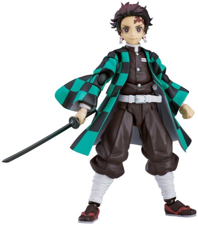 Фигурка Good Smile Company Figma: Тандзиро Камадо (Tanjiro Kamado) Клинок, рассекающий демонов (Demon Slayer: Kimetsu no Yaiba) (4545784067000) 13,5 см