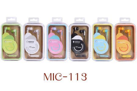 Стерео-гарнитура KEEKA MIC-113, зеленая (PC) 