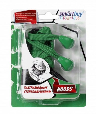 Наушники SmartBuy SBE-3600 HOODS, чёрные (PC) 