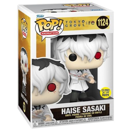 фигурки Фигурка Funko POP! Animation: Кен Канеки светящийся (Haise Sasaki (GW)) Токийский гуль (Tokyo Ghoul Re) ((1124) 64699) 9,5 см