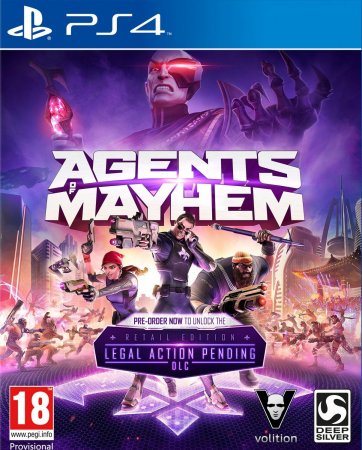 Agents of Mayhem Steelbook    (PS4) Playstation 4