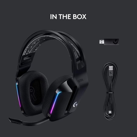 Гарнитура беспроводная Logitech G G733 LightSpeed Black (Черный) (PC) 