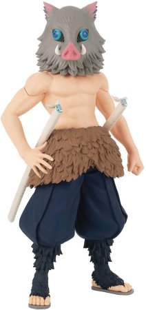 Фигурка Banpresto: Иносукэ Хасибира (Inosuke Hashibira) Клинок, рассекающий демонов: Кимэцу но Яиба (Demon Slayer: Kimetsu no Yaiba) (BNS395) 24 см