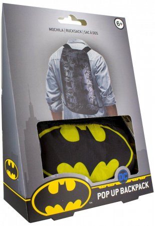   Paladone:  (Batman)   (DC Comics) (Pop Up Backpack) (PP4107DC)   