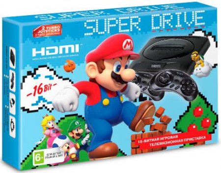   16 bit Super Drive Mario HDMI + 2  ()