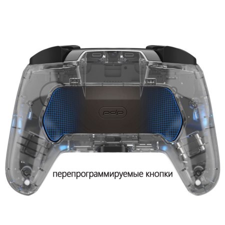 Геймпад беспроводной Afterglow Wireless Deluxe Прозрачный/Черный PDP (Switch/Switch Lite)