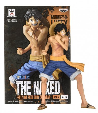  BANDAI:  .  (Monkey D. Luffy)   (One Piece) (The Naked Body Calendar) 16 