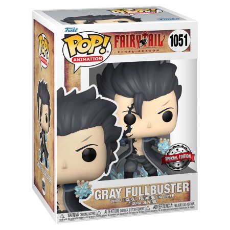 фигурки Фигурка Funko POP! Animation: Грей Фуллбастер (Gray Fullbuster (Devil Slayer) (Exc)) Сказка о хвосте феи (Fairy Tail) (58213) 9,5 см