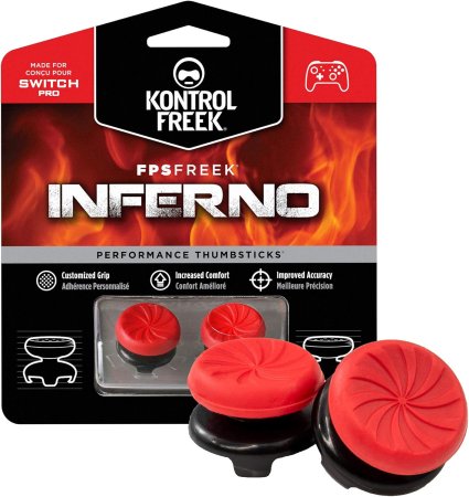 Накладки на стики для контроллеров Joy-Con KontrolFreek FPS Freek Inferno |5 (Switch Pro)