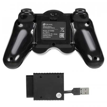    Oklick GP-400MW USB black () (PC/PS3/PS2/PS1) 