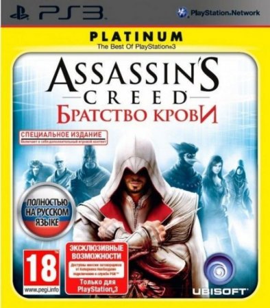   Assassin's Creed:   (Brotherhood)   (Special Edition) Platinum   (PS3) USED /  Sony Playstation 3