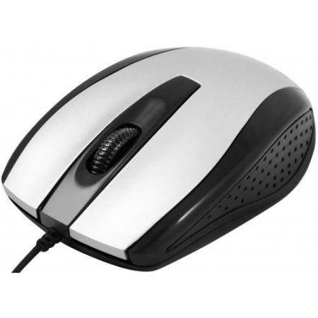 Мышь DEFENDER Optimum MM-140, чёрная/серебро (PC) 