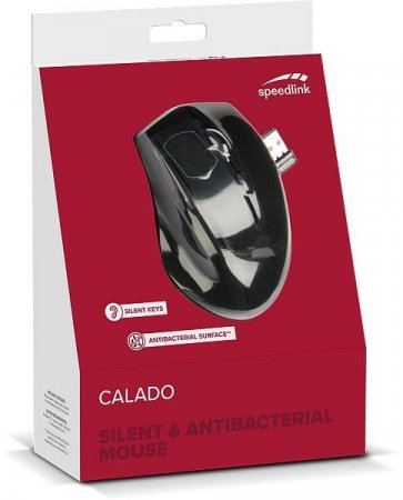   Speedlink Calado Silent and Antibacterial Mouse  (SL-630009-RRBK) (PC) 