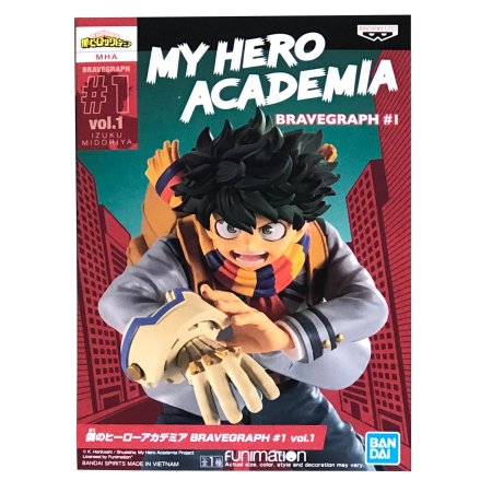 Фигурка Banpresto Bravegraph #1: Изуку Мидория Вол.1 (Izuku Mirodiya Vol.1) Моя геройская академия (My Hero Academia) (0045557105631) 16 см 