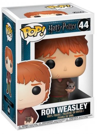  Funko POP! Vinyl:   (Harry Potter)    (Ron Weasley w/ Scabbers) (14938) 9,5 