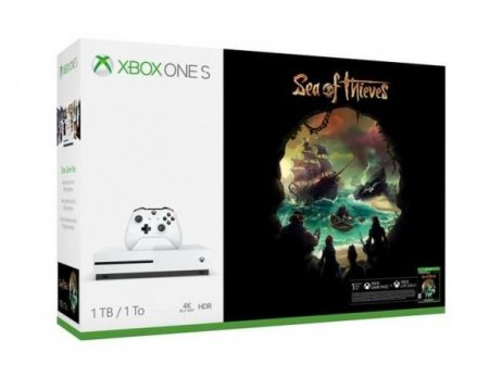   Microsoft Xbox One S 1Tb Rus  + Sea of Thieves    