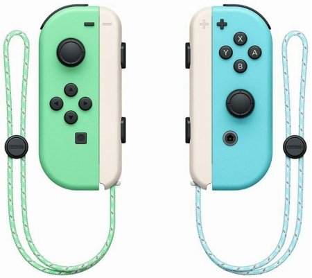 Набор из 2-х контроллеров Joy-Con (Animal Crossing) (Switch) HK (OEM)