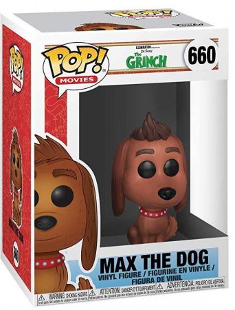  Funko POP! Vinyl: ϸ  (Max the dog)  (The Grinch Movie) (33027) 9,5 